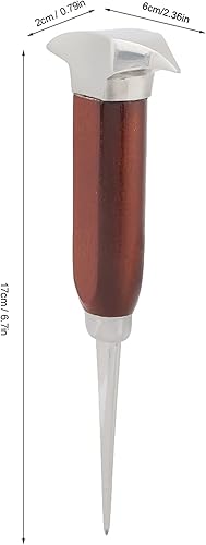 Pic à Glace en Acier Inoxydable avec Manche en Bois, Outil de Pic à Glace de 6,7 Pouces pour Briser la Glace, Outil de Cocktail de Glaçons Portable pour Les de Cuisine - Nail Gallerys