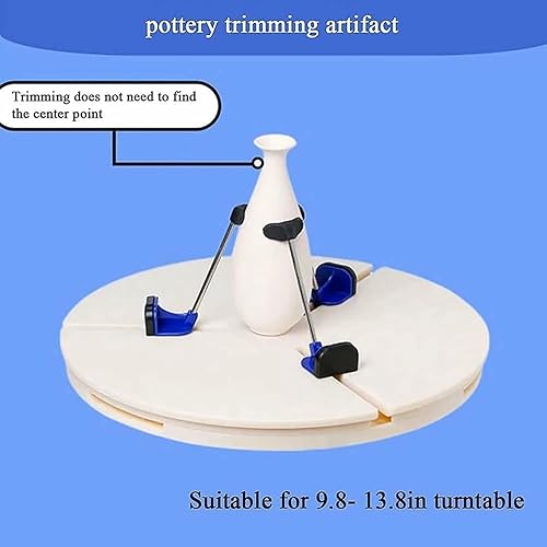 BGVYFXEZ Pince de Plateau tournant pour Machine à poterie, Pince de Sculpture réglable pour poterie en céramique, Outil de réparation, Tour de Sculpture - Nail Gallerys
