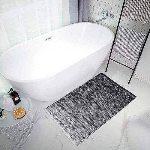 emmevi Tapis de cuisine, salle de bain, pur coton, sèche-cheveux, entrée absorbante, lavable, modèle Gingembre, 55 x 180 cm, beige - Nail Gallerys