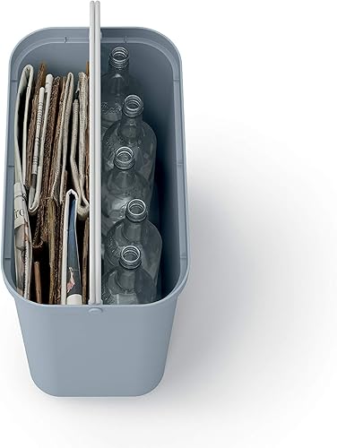 Joseph Joseph 30111 Poubelle de Recyclage 32 litres GoRecycle, Bleu, 32 L - Nail Gallerys