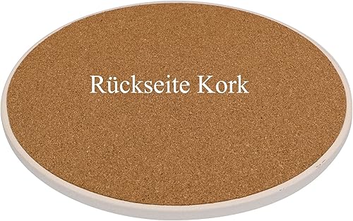 Zassenhaus Dessous de plat rond en céramique Motif cercles nordiques 11 cm - Nail Gallerys