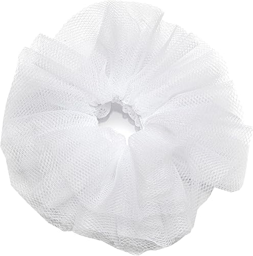 NKlaus Baptême Manchette de bougie Communion en tulle 12x9cm anti-goutte ruban satin blanc 14434 - Nail Gallerys
