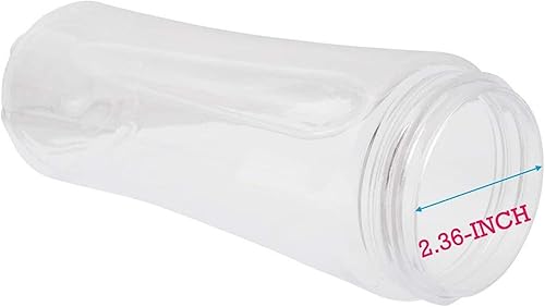 Lot de 2 bouteilles de rechange pour smoothie avec couvercle, 591 ml pour blender BLSTPB BLSTP2 - Nail Gallerys