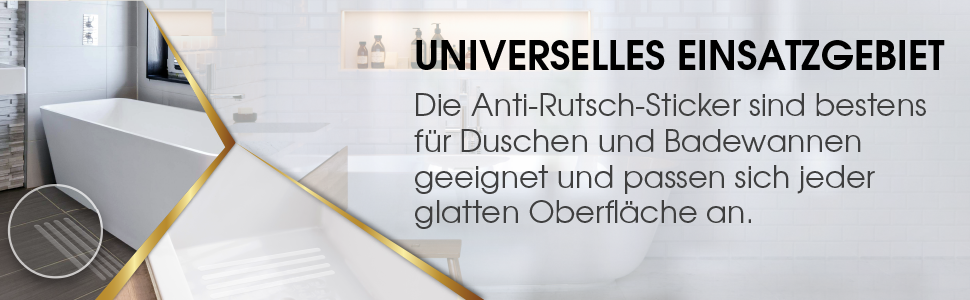 Autocollants antidérapants.