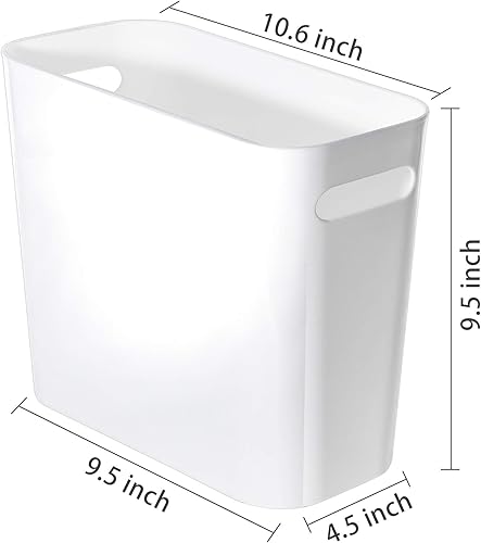 Youngever Poubelle pour Cuisine, Salle de Bain, Bureau 5.5L (Blanc) - Nail Gallerys