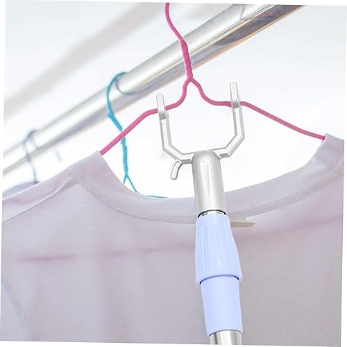 TOGEVAL Tringle À Vêtements Télescopique, Tige De Penderie Réglable, Cintre, Perche De Préhension, Fourniture De Séchage De Vêtements, Perche À Vêtements Pratique, Perche À Vêtements, - Nail Gallerys