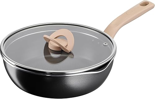 Tefal One Pick Pot, Poêle 24cm, Poêle polyvalente, Revêtement antiadhésif résistant, Technologie Thermo-Signal, Vert lichen, G1748704 - Nail Gallerys