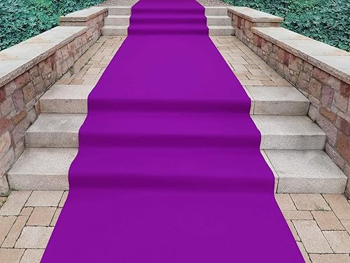 Tapis de Mariage Magenta PODIUM 1,00m x 3,00m, Tapis de Cérémonie et d'Événement au Mètre | Gala, Hollywood et VIP | Résistance au feu B1 | Tapis au Mètre - Nail Gallerys