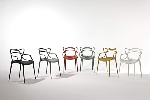 Kartell Masters, Chaise, Noir, Lot de 4 - Nail Gallerys