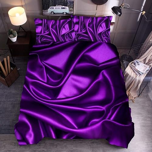 Sticker superb Romantique Violet Art Licorne Galaxie Étoile Housse de Couette pour Automne Hiver, Moderne Bohême Vert Orange Jaune Housse de Couette (Moderne, 220x240cm) - Nail Gallerys