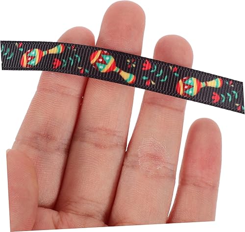 PRETYZOOM Ruban Décoratif Mexicain Cinco De Mayo 1 Rouleau De Ruban Large Pour Artisanal Fil À Motifs Pour Projets - Nail Gallerys