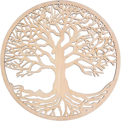Richolyn 28cm Décoration Murale Vie En Bois Fleur Vie En Bois Décorative Fleur Vie Murale Géométrie Sacrée Décoration Décoration Murale Fleur Vie Pour La Décoration D'Intérieur - Nail Gallerys