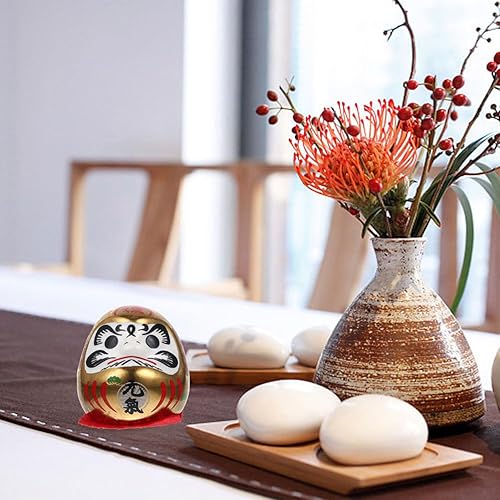 ABOOFAN 2 Pièces Oeufs du Dharma Miniature Chance Décor Figurine De Collection Décor De Tableau De Bord De Voiture Décoratif Céramique - Nail Gallerys