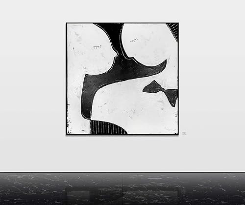 YS Peintures peintes à la Main L’Impesanteur II | Tableau Peint à la Main pour la décoration intérieure Art Peinture sur Toile Modern | Tableau à l'huile Tableau Peint à la Main - Nail Gallerys