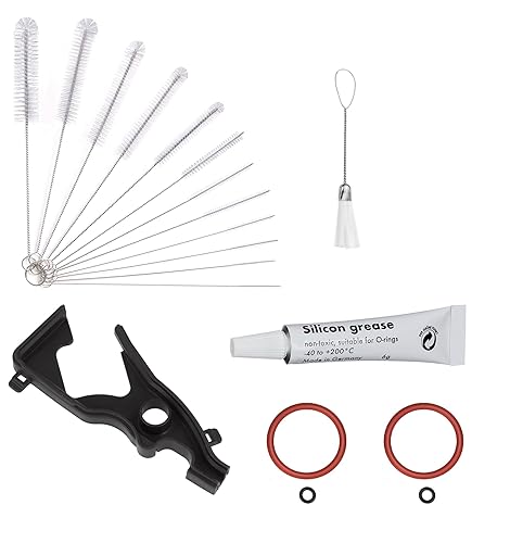Kit d'entretien Joint + 6 g de graisse silicone diamant type 2 pour groupe café compatible avec Bosch Siemens EQ5 EQ6 EQ7 EQ8 VeroAroma VeroBar VeroCafe iQ700 00622024 622024 Machine à café - Nail Gallerys