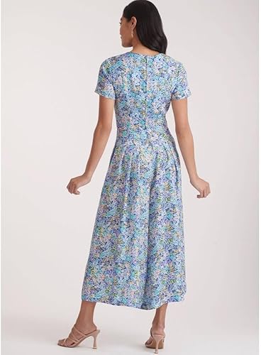 NEW LOOK Paper Pattern UN6777A Robe et combinaison pour femme A (36-38-40-42-44-46-48) - Nail Gallerys