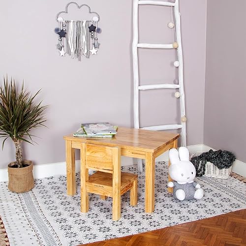 Pioupiou et Merveilles Table et chaise 1-4 ans Ensemble Table et Chaises Enfant Montessori Bois naturel 1-4 ans - Nail Gallerys