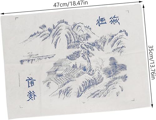 Housoutil 4 Feuilles Papier à Décalquer de Transferts Underglaze pour Pottery Décorations Argile Classique pour Diy Artisanat - Nail Gallerys