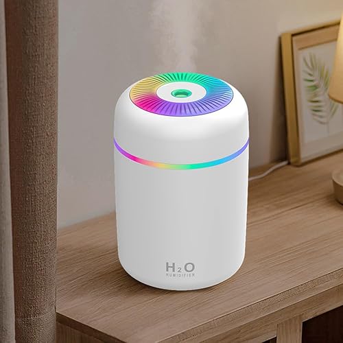 Fiorky Diffuseur d'huiles aromatiques à air de flamme de 150 ml, 7 couleurs, protection à arrêt automatique, diffuseur d'arômes d'huiles essentielles USB, diffuseur d'arômes à flamme colorée - Nail Gallerys