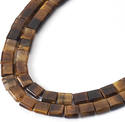 Spritewelry Miyuki Tila Lot de 1 fil de perles rectangulaires en jaspe aqua terra, à 2 trous, pour la fabrication de bracelets et de bijoux (vert clair) - Nail Gallerys