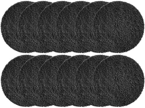 Oikabio Lot de 12 désodorisants purifiants au charbon actif pour poubelles, seaux à compost - Rond - Nail Gallerys