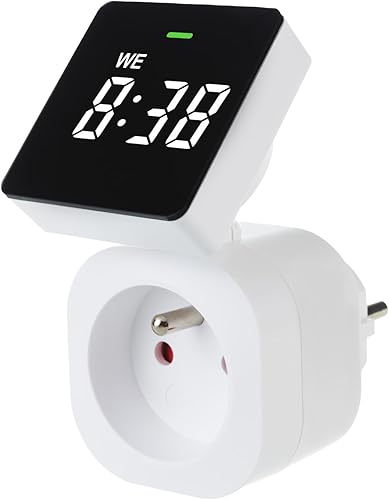 GreenBlue GB610 Horloge Digitale minuterie Charge Max. 16A IP20 (Prise française E) - Nail Gallerys