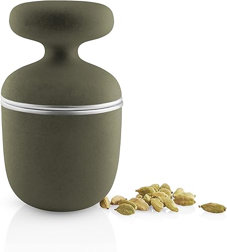 Mortier à épices EVA SOLO Green Tool | Broyer des épices fraîches et séchées | Design et fonctionnalité danois | Outils verts Gadgets et accessoires de cuisine - Nail Gallerys