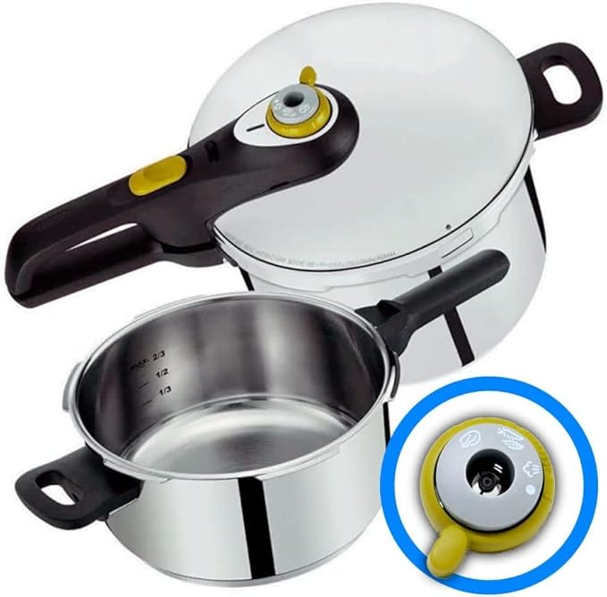 FIND A SPARE Soupape de sécurité pour autocuiseur T.efal Secure 5-Neo P2530, P2534, P2544 SS-981368 - Nail Gallerys