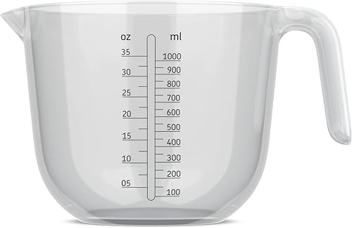 Mepal - Verre doseur en plastique Chef it - Graduation gravée facile à lire - Poignée ergonomique - Matériau léger - 500 ml - Transparent - Nail Gallerys