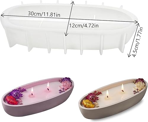 Moule en silicone - Petit bol en silicone - Plateau en plâtre pour couler - Plateau à fruits - Résine époxy - Résine géométrique - Pot de fleurs fait à la main - Moule irrégulier - Nail Gallerys