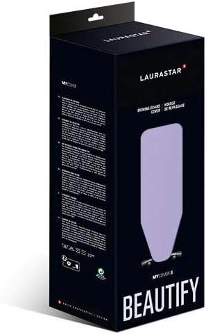 Laurastar Housse My Cover Mauve, Housse pour Table à Repasser Laurastar, 131cm x 55cm, 100% Coton, Elastique de Serrage, Conçue pour les Systèmes Laurastar, Montage Rapide, Lavable en Machine - Nail Gallerys