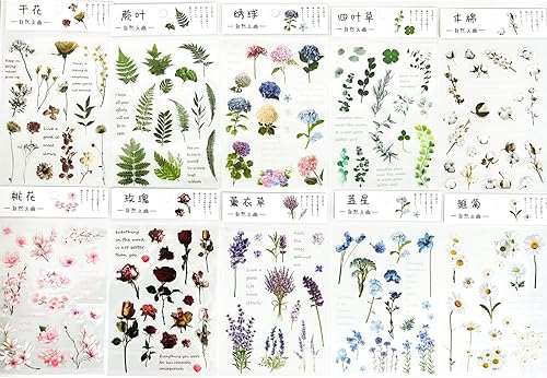Arpaper Lot de 45 feuilles de papier de scrapbooking - Motif : scrapbooking - Bullet Journal - Accessoires en papier - Junk Journal - Livre d'autocollants pour adultes (Light Dream 1 - Nail Gallerys