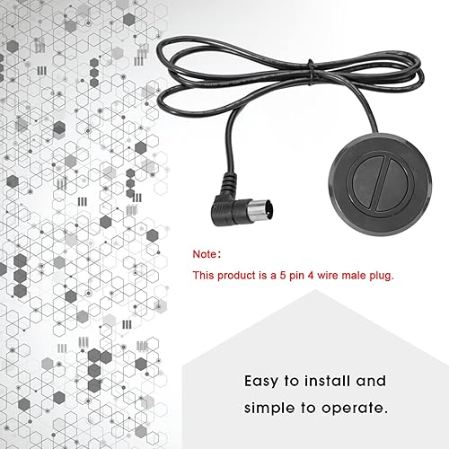 Interrupteur Inclinable, canapé électrique à 2 Boutons, combiné de Commande Manuel Rond avec Prise à 5 Broches pour Fauteuil élévateur Inclinable - Nail Gallerys