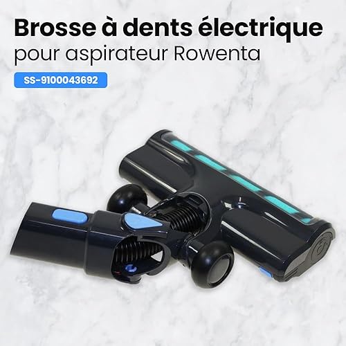 Anakel Home Brosse de Rechange avec Aspirateur sans Fil SS-9100043692 Compatible avec Rowenta X-Pert 3.60, Aspirateur RH6971WO | avec lumière LED, 250 x 95 x 55 mm - Nail Gallerys