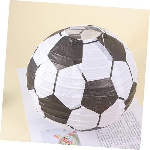 POPETPOP 1 Jeu Abat-Jour Topicreme Le Stade Lights Ballon d'or Foot Ballon Football Lamp Bannière De Football Lumières Ampoule Décor Lanterne en Papier Bricolage Lanterne De Papier 3 Pièces - Nail Gallerys