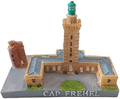 impexit Reproduction en résine Phare du Cap frehel Côtes d'Armor 7,7/10,2/6,8 cm Coloris Marron - Nail Gallerys