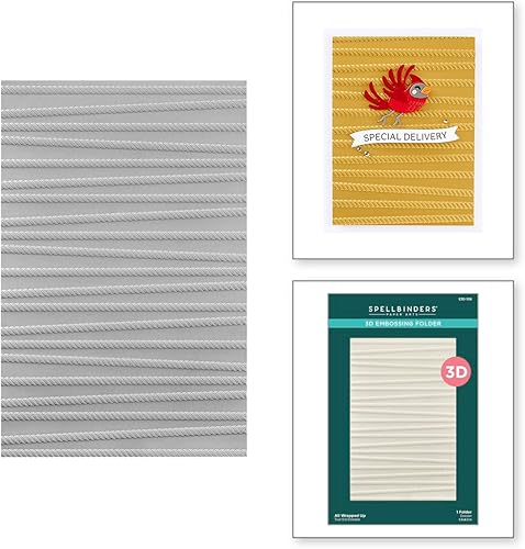 Spellbinders Dossier de gaufrage 3D Dancin' Christmas Friends-All Wrapped Up, Tout emballé, Un - Nail Gallerys