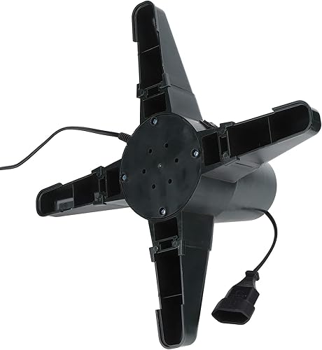 Support d'arbre de Noël, Support d'arbre de Noël électrique Rotatif à 360 Degrés, étagère de Support d'arbre Stable pour Les Décorations de Vacances à la Maison (50CM) - Nail Gallerys