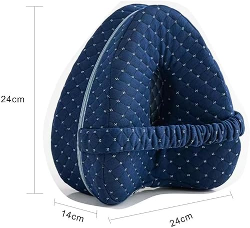 Revoget Coussin d'alignement des genoux pour personnes dormant sur le côté – Oreiller de soutien des jambes en mousse à mémoire de forme avec sangles réglables, design ergonomique pour soulager les - Nail Gallerys