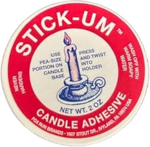 Fox Run Stick-Um Candle Adhesive, 2 Ounces - Nail Gallerys