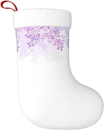 DMORJ Encadrement de fleurs de lilas dans une fleur de Noël : 45,7 cm - Supports cadeaux pour décorations de fête (lot de 1) - Nail Gallerys