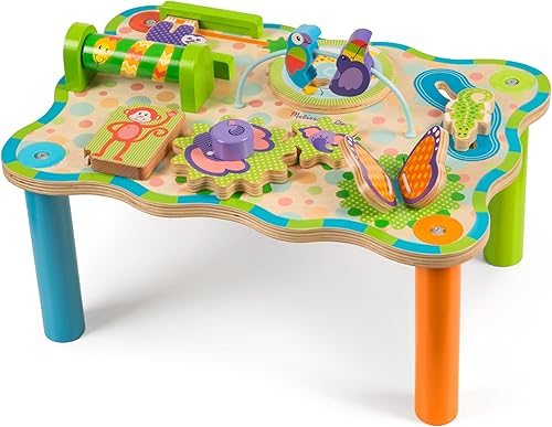 Melissa & Doug First Play Children€s Jungle Wooden Activity Table for Toddlers, Multicolor 30122 - Nail Gallerys