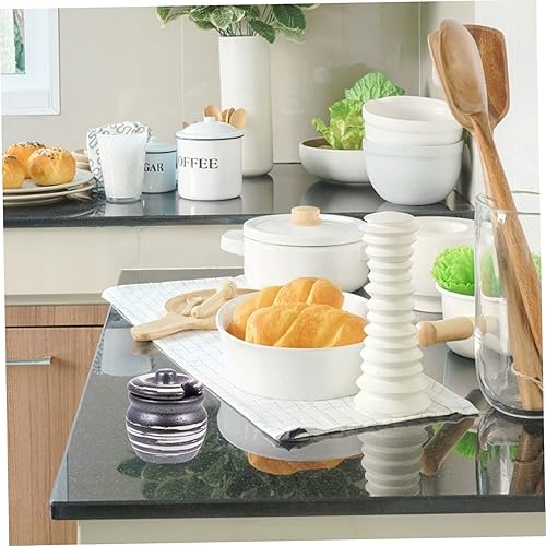 MOLUCKFU 1pièce Pot à Moutarde Céramique Noir Récipient à Condiments Stockage Pratique Pour Sushis Et Assaisonnements - Nail Gallerys