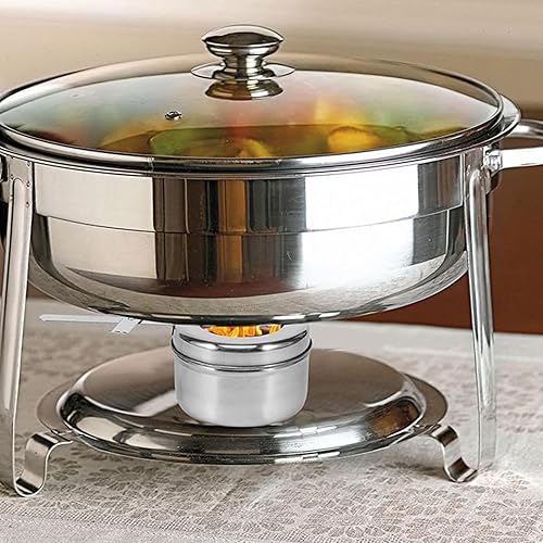 Generisch Support de chaleur dans des canettes, brûleur de chafing-dish, support de chaleur sécurisé, boîtes de gel avec couvercle de sécurité pour buffet barbecues - Nail Gallerys
