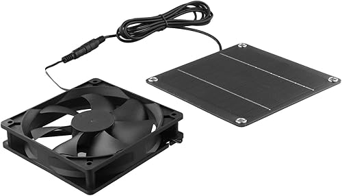 Ventilateur d'échappement puissant à énergie solaire pour poulailler et serre 50 W - Nail Gallerys