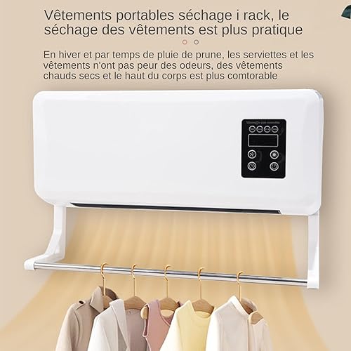 Split Max Aire Acondicionado Portatil, Climatiseur mural de refroidissement et de chauffage, Climatiseur portable sans conduit -ni Split Max avec minuterie pour la maison, le salon, le dortoir - Nail Gallerys