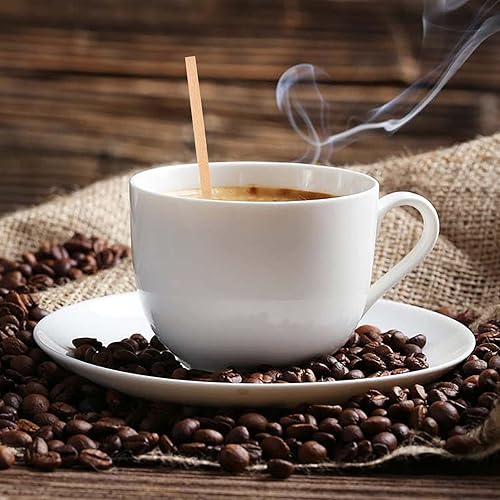 Pantry Value Lot de 1000 touillettes à café en bois 12,7 cm - Nail Gallerys