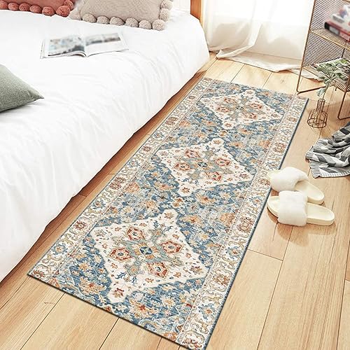 SGLGSTORE Tapis de Passage Couloir Antiderapant Marocaine Tapis Cuisine Devant evier, Lavable Moderne Tapis de Sol Salon Chambre Largeur 40/50/ 60/70/ 80/90/ 100cm (Color : A, Size : 50x80cm) - Nail Gallerys
