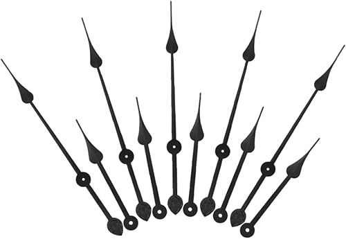 Hemobllo Lot De 5 Aiguilles D'Horloge Murale Grandes Aiguilles Kit D'Horloge Pièces De Rechange pour Horloge Murale Pièces Décoratives Minimalistes Kit D'Aiguilles - Nail Gallerys