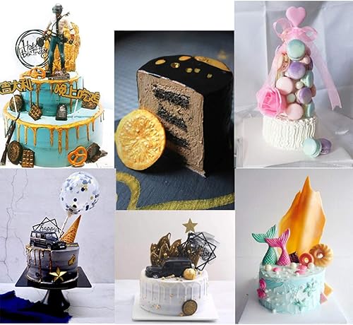 buwei 5g Comestible Flash Glitter Or Argent Poudre pour Décorer Gâteau Alimentaire Biscuit Argent - Nail Gallerys